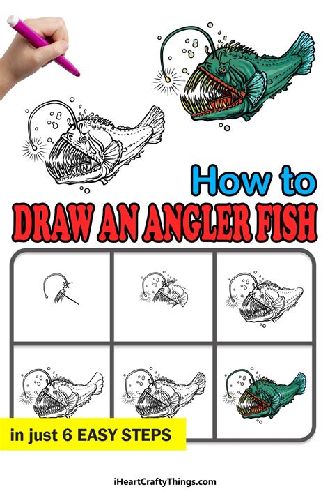 How To Draw An Angler Fish – A Step by Step Guide .